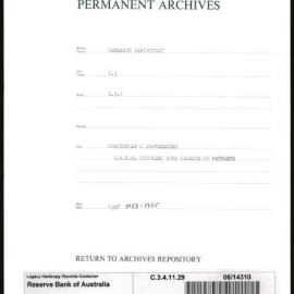 Research Department - Balance of Payments - Committees and Conferences - Sterling Area Statistical Committee - Sterling Area Balance of Payments - 1953 - 1955
