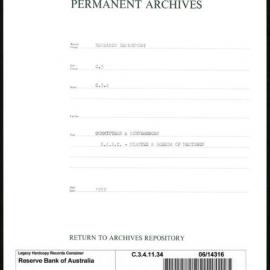Research Department - Balance of Payments - Committees and Conferences - Sterling Area Statistical Committee - Minutes and agenda of meetings - 1952