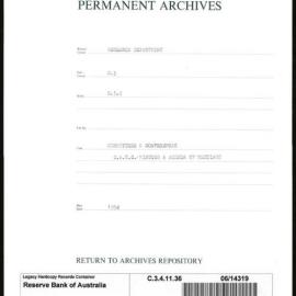 Research Department - Balance of Payments - Committees and Conferences - Sterling Area Statistical Committee - Minutes and agenda of meetings - 1954
