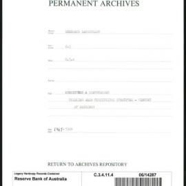 Research Department - Balance of Payments - Committees and Conferences - Sterling Area Statistical Committee - Minutes of Meetings - 1947 - 1949