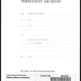 Research Department - Balance of Payments - Committees and Conferences - Commonwealth Liaison Committee - Minutes - 1949 - 1951