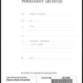 Research Department - Balance of Payments - Committees and Conferences - Commonwealth Liaison Committee - Minutes - 1952