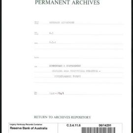 Research Department - Balance of Payments - Committees and Conferences - Sterling Area Statistical Committee - Miscellaneous Papers - 1948