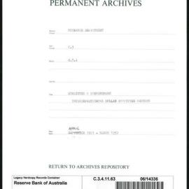 Research Department - Balance of Payments - Committees and Conferences - Interdepartmental Dollar Committee - Reports - April 1951 - March 1952