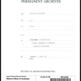 Research Department - Balance of Payments - Committees and Conferences - Cabinet Committee on Overseas - Commercial Relations - Jan. - June 1950