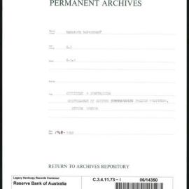 Research Department - Balance of Payments - Committees and Conferences - British Commonwealth Foreign Ministers - Ceylon - 1948 - 1950 - File 1