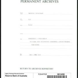 Research Department - Balance of Payments - Committees and Conferences - Sterling Area Statistical Committee - Correspondence with Nimmo - January - June 1948