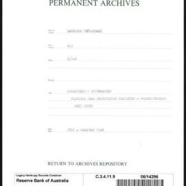 Research Department - Balance of Payments - Committees and Conferences - Sterling Area Statistical Committee - Correspondence with Nimmo - Aug.1948 - Jan. 1949