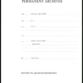 Research Department - Balance of Payments - Export Price Index - Memoranda - 1932 - 1968