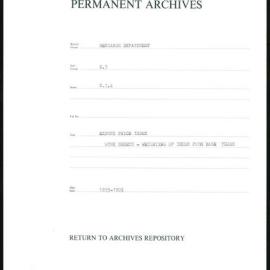 Research Department - Balance of Payments - Export Price Index - Work Sheets - Weighing of Index from Base Years 1893 - 1903