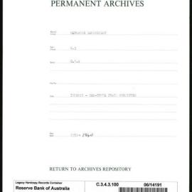 Research Department - Balance of Payments - Obsolete Files - Sea-borne Trade Committee - 1939 - 1940