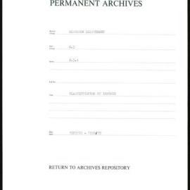 Research Department - Balance of Payments - Obsolete Files - Classification of Imports - 1927/28 - 1938/39