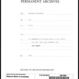 Research Department - Balance of Payments - Obsolete Files - The Cessation of Seaborne Trade, 1st-4th Reports, May 1939, July 1939 and November 1939 - 2nd Report - 1939
