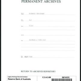 Research Department - Balance of Payments - Obsolete Files - Blockade - Motor Cars - 1937 - 1939
