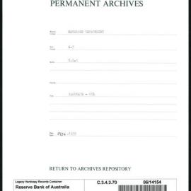 Research Department - Balance of Payments - Obsolete Files - Blockade - Oil - 1936 - 1939