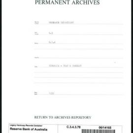Research Department - Balance of Payments - Obsolete Files - Blockade - Soap and Candles - 1939