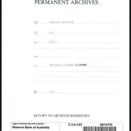 Research Department - Balance of Payments - Obsolete Files - Blockade - Wireless Equipment - 1937 - 1939