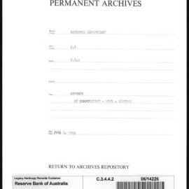 Research Department - Balance of Payments - Exports - By Commodities - Wool - General - 1946 - 1955