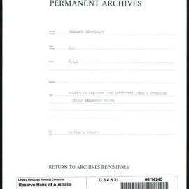 Research Department - Balance of Payments with Individual Areas and Countries - Dollar Area Blue Sheets - 1947 / 1948 - 1947 - 1953