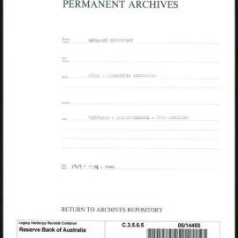 Research Department - Rural & Extractive Industries - Post-Joint Organisation - Memoranda and Correspondence - Wool Marketing - 1919 - 1949