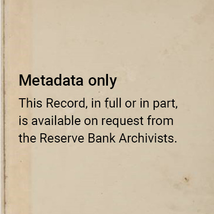 Research Department - International Section - Economic Commission for Asia and the Far East - October 1954 Meeting - Agenda Papers - File 1 - 1954