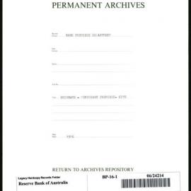 Bank Premises Department - Brisbane - Temporary Premises - Site - 1916