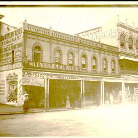Brisbane - Premises, Queen St. (next to GPO) prior to occupation by Bank - c. 1913