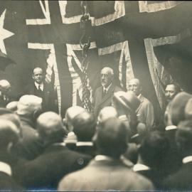 Brisbane - Construction of new premises, Queen St.: laying of foundation stone - 24 October 1927