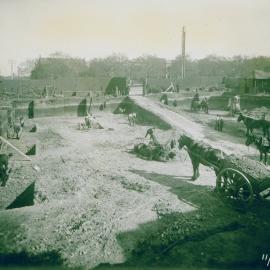 Fitzroy - Note Printing Building - Site showing excavations - 11 September 1922