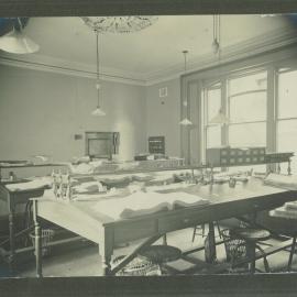 Hobart - Savings Bank Department Elizabeth Street: interior of Ledger Room, Central Office 13 May 1914