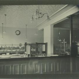 Hobart - General Banking Department Elizabeth Street - Interior of banking chamber May 1914