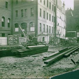 Melbourne - Premises, 367 Collins St. - Construction - Demolition of Old Exchange Building - 17 August 1921