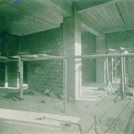 Melbourne - Premises, 367 Collins St. - Construction - Rough Terra cotta work in Governor's Rooms 2nd Floor - 15 May 1923