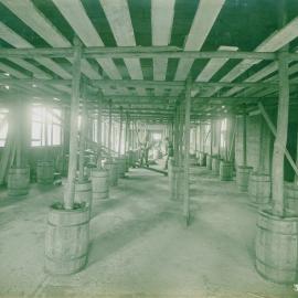 Melbourne - Premises, 367 Collins St. - Construction - Preparation for plasterers in Dining Room - 31 May 1923