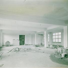 Melbourne - Premises, 367 Collins St. - Construction - View of 4th floor - 4 July 1923