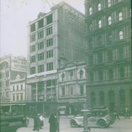 Melbourne - Premises, 367 Collins St. - Construction - Front of building - 4 July 1923