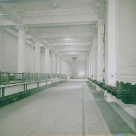 Melbourne - Premises, 367 Collins St. - Interior of Banking Chamber from Collins St. - 1924