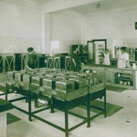 Melbourne - Premises, 367 Collins St. - Kitchen showing ovens - 1924