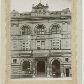 Perth - Stock Exchange Building subsequent to Bank's occupation - 1913