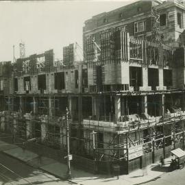 Perth - Construction of new premises, Forrest Place - View from cnr Forrest Place and Murray Street - 6 April 1931