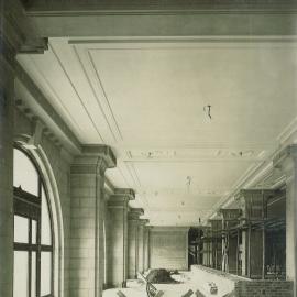 Perth - Construction of new premises, Forrest Place - Interior (view iii) - 3 March 1932