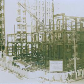 Head Office - Construction of new premises - View from upper window of Mutual Life Building - 22 October 1914