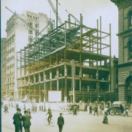 Head Office - Construction of new premises - View from opposite side of Martin Place - 10 December 1914