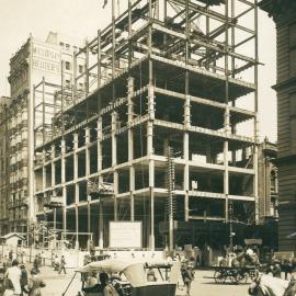 Head Office - Construction of new premises - View from Martin Place - 18 January 1915