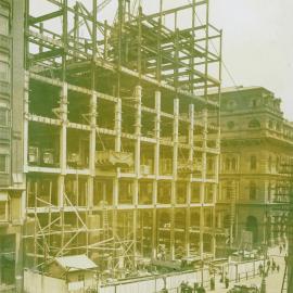 Head Office - Construction of new premises - View from Moore Street - 18 January 1915