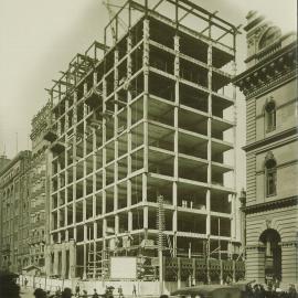 Head Office - Construction of new premises- View from Martin Place - 15 April 1915