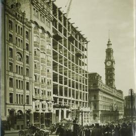 Head Office - Construction of new premises - View from Moore Street - 8 May 1915