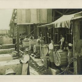 Head Office - Construction of new premises - Cutting and polishing of trachyte for HO façade (copy a) - 21 August 1915