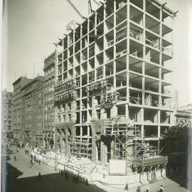 Head Office - Construction of new premises - View from Martin Place - 17 September 1915