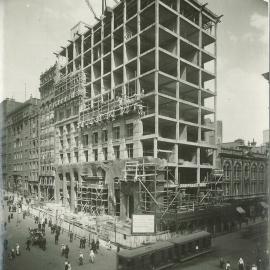 Head Office - Construction of new premises - View from Martin Place - 27 October 1915